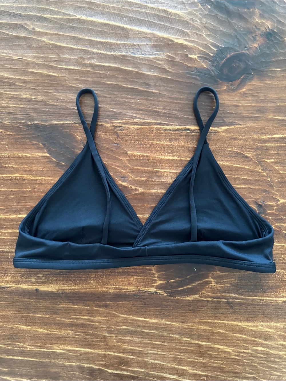 EUC Left On Friday Sweet Victory Bikini Top Black Large - Picture 2 of 3